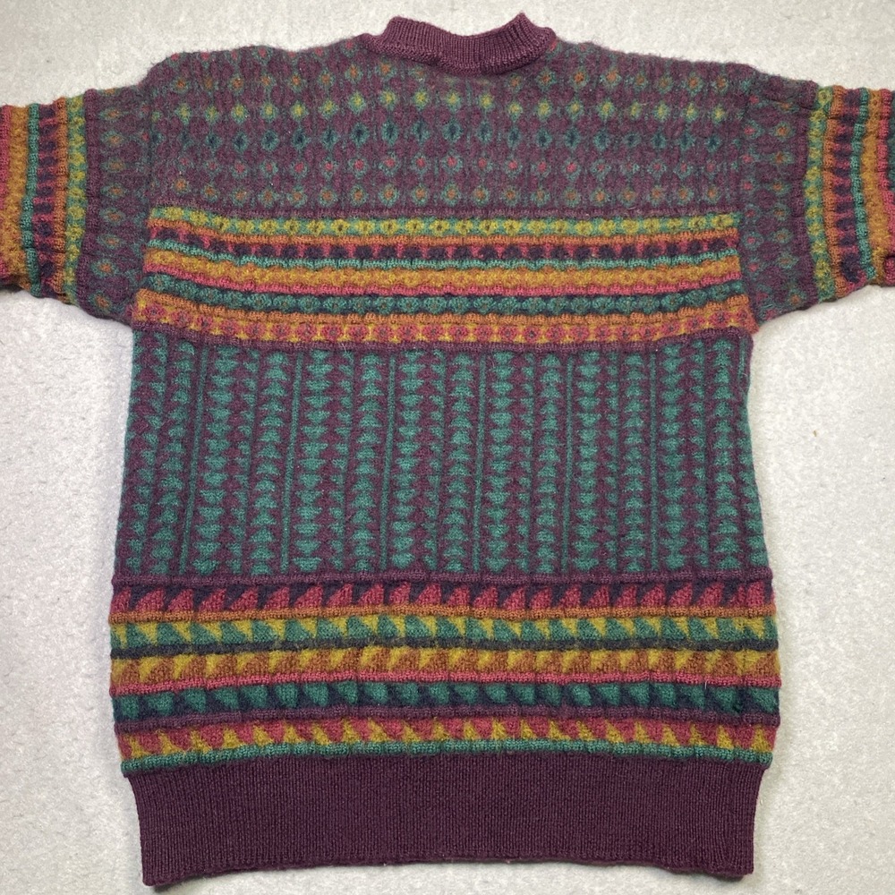 Vintage Pendleton Sweater Mens Medium Small Virgin Wool Lobo Crewneck Knit USA - Picture 6 of 9